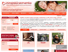 Tablet Screenshot of evropska-seznamka.cz